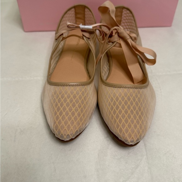 “INTENTIONALLY______.” Elegant Pink Ballet Flats - Picture 2 of 9